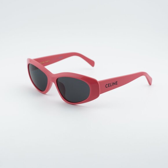 Celine CL40279U 72A Sunglasses Pink Cat Eye Frame, Grey Lenses main image 9
